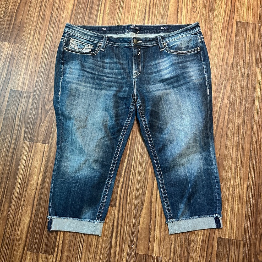 Women’s Plus Vigoss Chelsea Capris Sz 24W